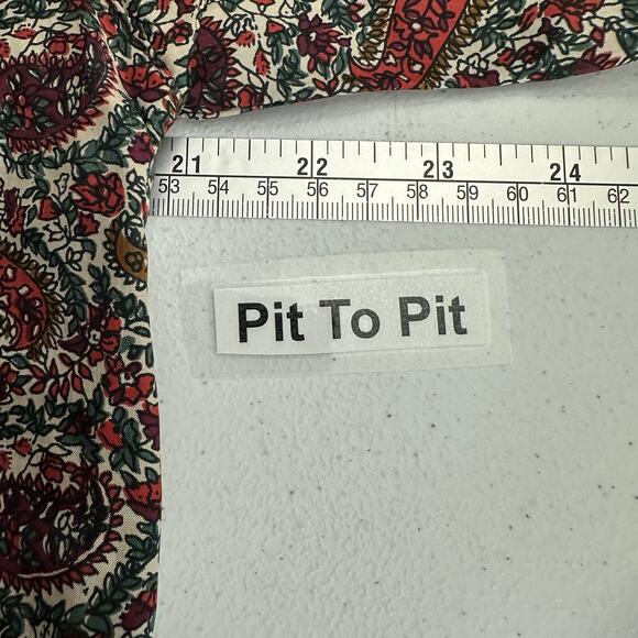 Jonathan Martin Women’s Size S Silk Paisley Top Vintage 80s Classic Secretary - Picture 5 of 7